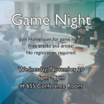 Games Night with Homeroom