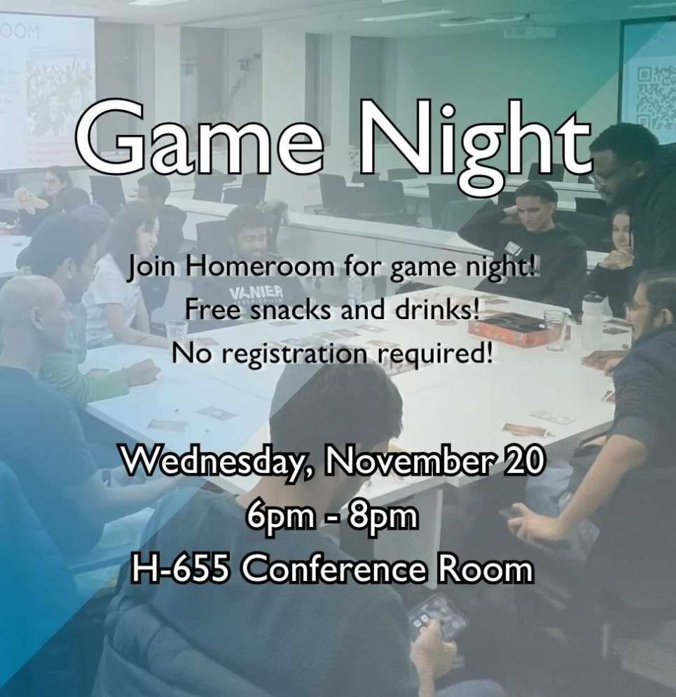 Games Night with Homeroom