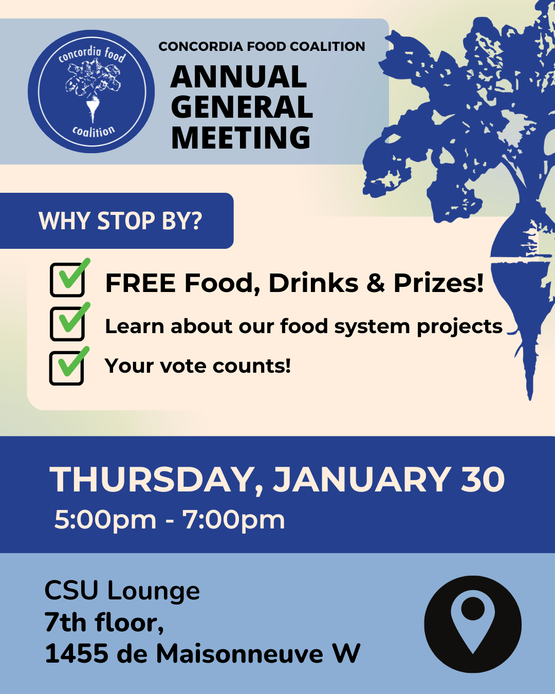 Concordia Food Coalition Annual General Meeting!